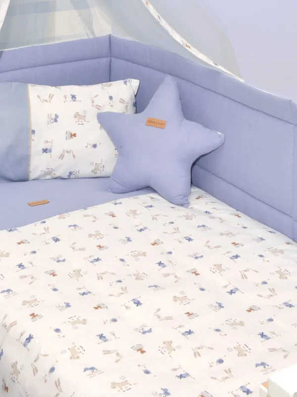 Προϊόν Πάπλωμα Εκρού & Παπλωματοθήκη Εμπριμέ Design 414 Oliver Baby Εικόνα