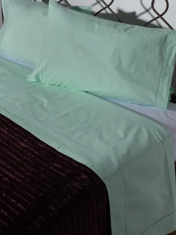 Προϊόν ΧΕΙΡΟΠΟΙΗΤΟ ΣΕΝΤΟΝΙ ΜΕ ΑΖΟΥΡ ΝΧ46 ΤΡΙΩΝ ΤΕΜΑΧΙΩΝ (225CM X 250CM) ΠΡΑΣΙΝΟ Εικόνα