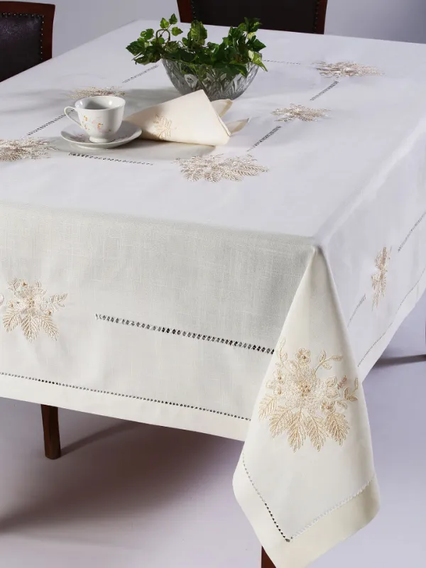 Προϊόν τραπεζομάντηλα (140cm x 180cm) 4006 ivory Εικόνα