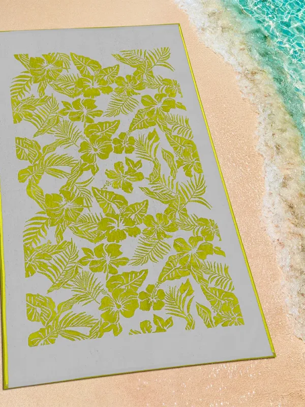 Προϊόν LINO ΠΕΤΣΕΤΑ ΘΑΛΑΣΣΗΣ FIORRE LGREY-GREEN 86X160 Εικόνα