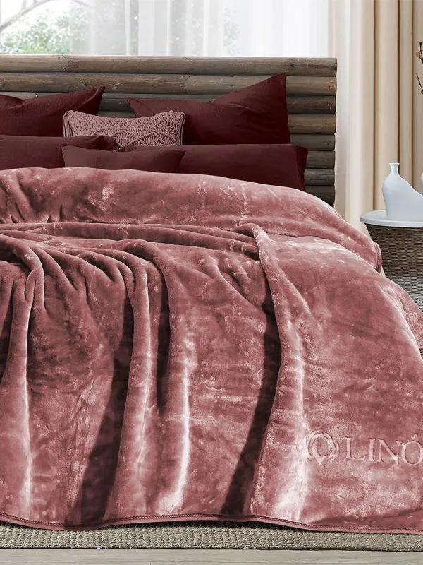 Προϊόν LINO ΚΟΥΒΕΡΤΑ VELLUT ENG.ROSE 220X240 Εικόνα