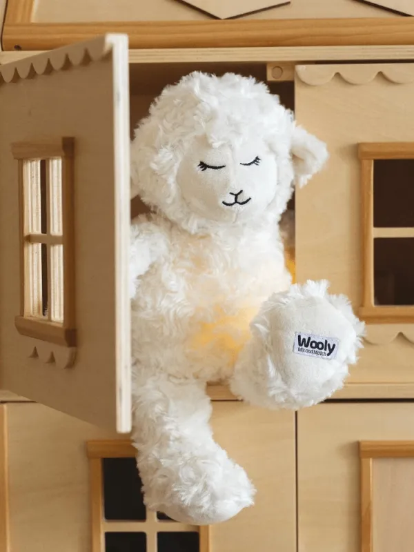 Προϊόν Λούτρινο Προβατάκι με Φως και Λευκό Ήχο - Trois Kilos Sept Εικόνα