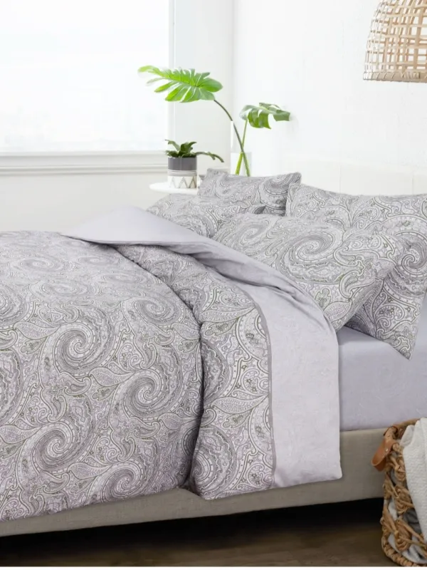 Προϊόν ΝΕΧΤ 3190  ΠΑΠΛΩΜΑ 100%CΟΤ ΡΕRCΑLΕ ΓΚΡΙ 220Χ240 3 ΤΕΜ Εικόνα