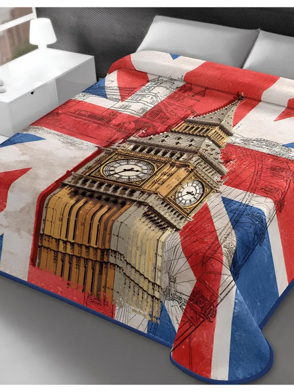 Προϊόν ΚΟΥΒΕΡΤΑ ΙΣΠΑΝΙΑΣ ΜΟΝΗ 160X220 BELPLA STER LONDON (328) Εικόνα