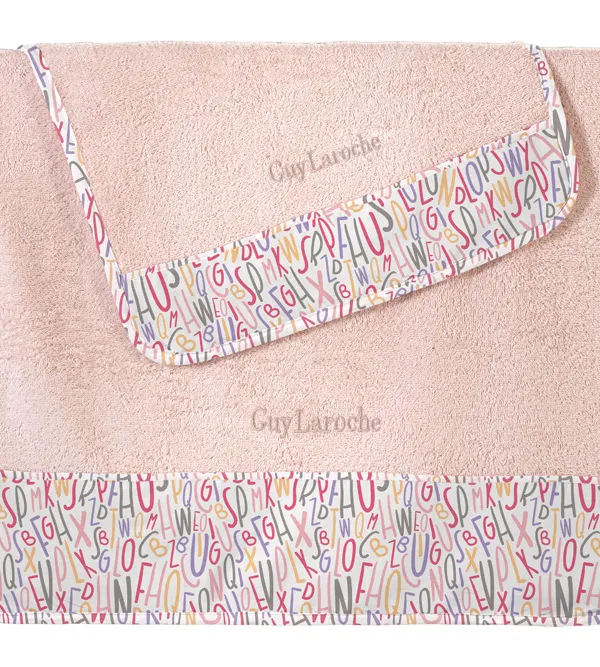 Προϊόν Σετ 2τμχ Βρεφικές Πετσέτες Letters Pinky Εικόνα