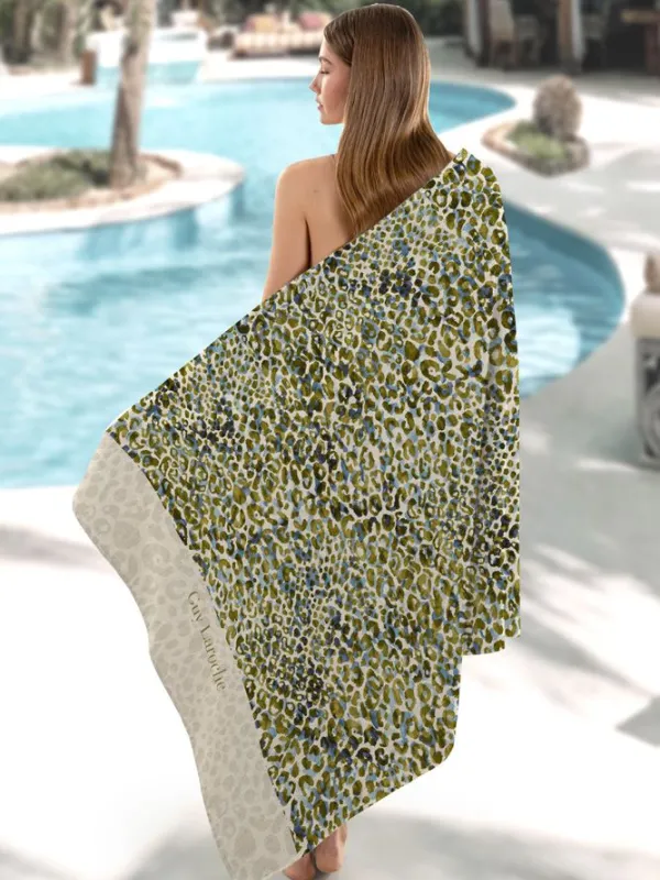 Προϊόν Πετσέτα Θαλάσσης Velour Printed 2301 Olive  Εικόνα