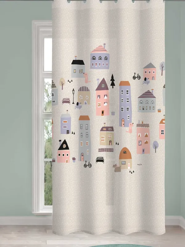 Προϊόν Παιδική & Βρεφική Κουρτίνα Soft-Touch Puppy Pink με Τρουκς  Εικόνα