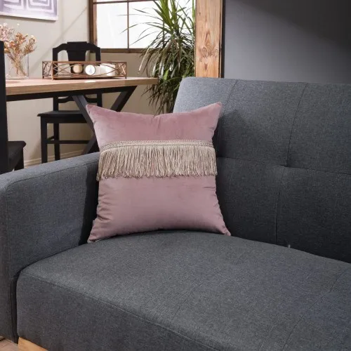 Προϊόν Μαξιλαροθήκη Velvet 12 Με Κρόσι - 30x50cm με γέμιση Εικόνα