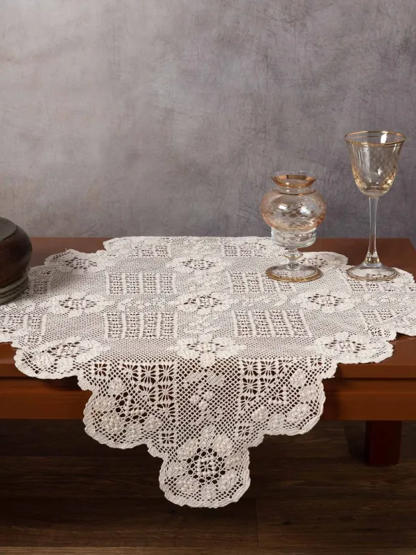 Προϊόν Μερσεριζέ πλεκτό πετσετάκι 4567 (60cm x 60cm) μπέζ Εικόνα