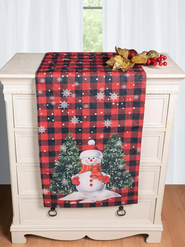 Προϊόν Χριστουγεννιάτικη Τραβέρσα με στάμπα (45cm x 170cm) ks2025-12 Εικόνα