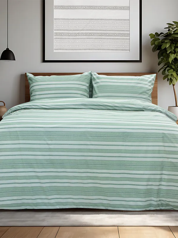 Προϊόν LINO Σετ Σεντόνια Υπέρδιπλα με Λάστιχο (165x200+32) Carril Λαδί Εικόνα