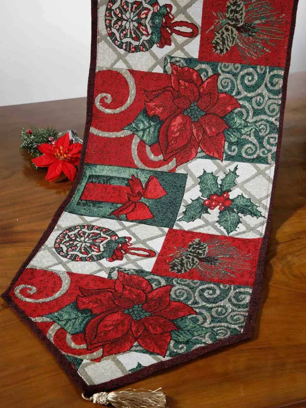 Προϊόν χριστουγεννιάτικη τραβέρσα (35cm x 170cm ) 9001 Εικόνα