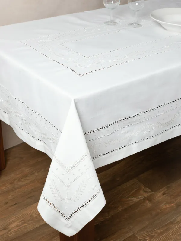 Προϊόν Τραπεζομάντηλο 601 (175cm x 265cm) λευκό Εικόνα