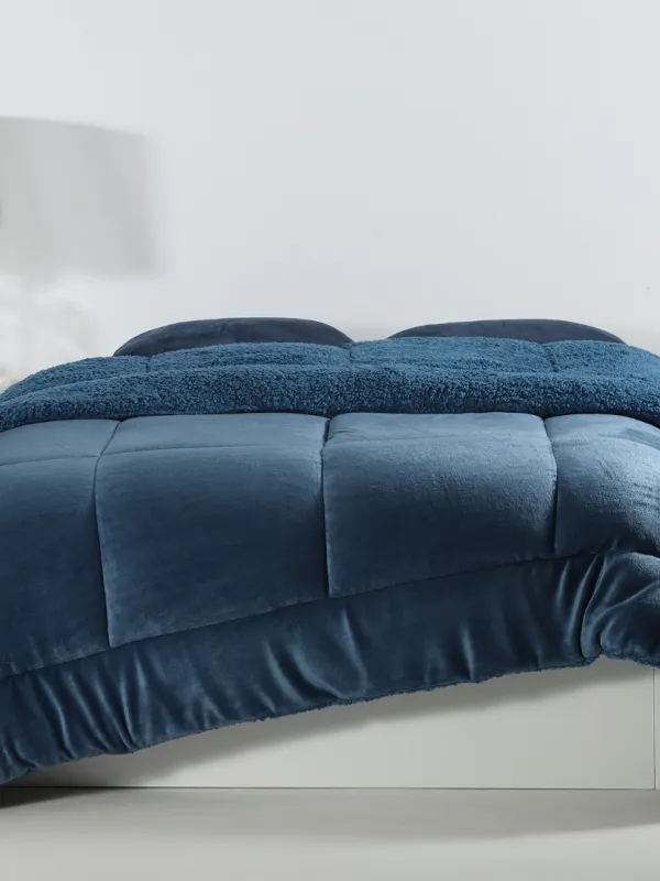 Προϊόν Κουβερτοπάπλωμα solid (240cm x 260cm) navy Εικόνα