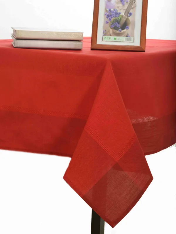 Προϊόν τραπεζομάντηλα nx031 (160cm x 350cm) κόκκινο Εικόνα