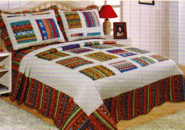 Προϊόν ΚΟΥΒΕΡΛΙ σετ (220cm x 240cm + 2 x 50cm x 70cm) LT1490 Εικόνα