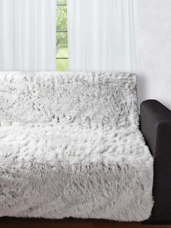 Προϊόν Διακοσμητικό μαλλιαρό ριχτάρι 5336 (145cm x 195cm) δίχρωμο/γκρί βάση Εικόνα