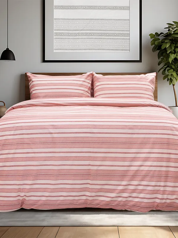 Προϊόν LINO Σετ Σεντόνια Υπέρδιπλα (240x260) Carril Ροζ Εικόνα