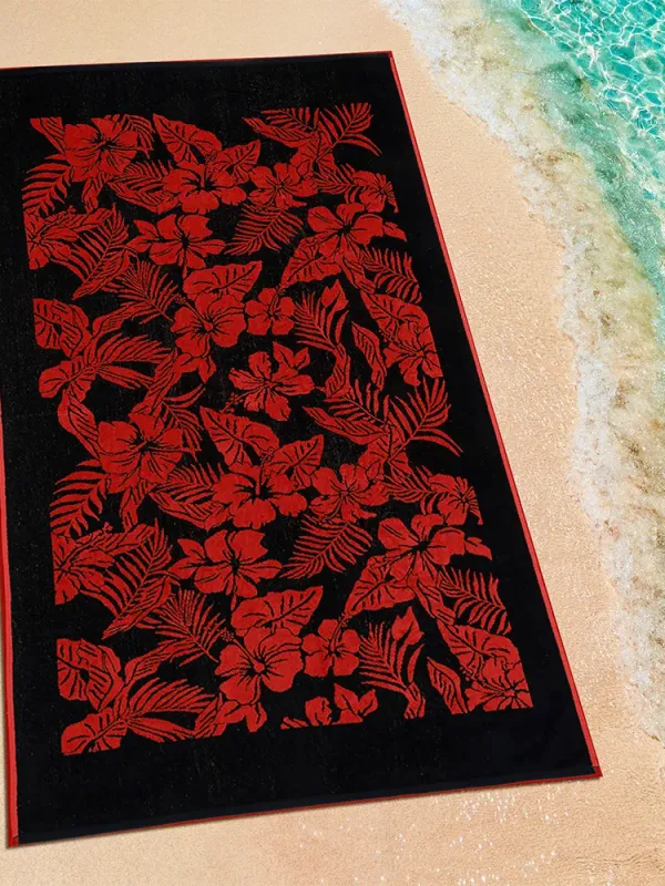 Προϊόν LINO ΠΕΤΣΕΤΑ ΘΑΛΑΣΣΗΣ FIORRE DGREY-RED 86X160 Εικόνα