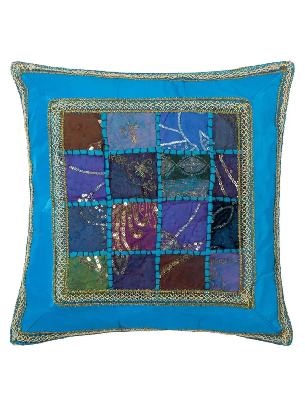 Προϊόν Μαξιλαροθήκη antic με φάσα (45cm x 45cm) σιέλ Εικόνα