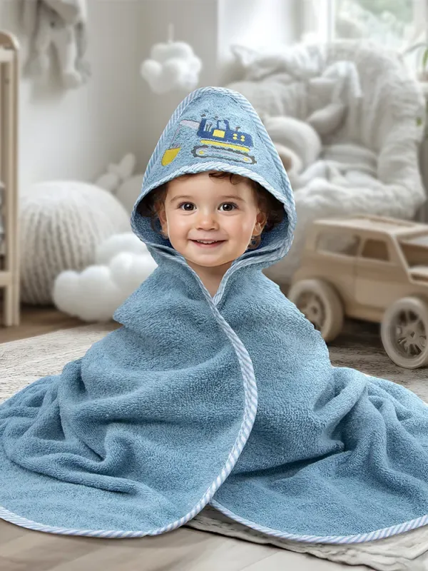 Προϊόν LINO Κάπα Βρεφική (75x75) Trattore Μπλε Εικόνα