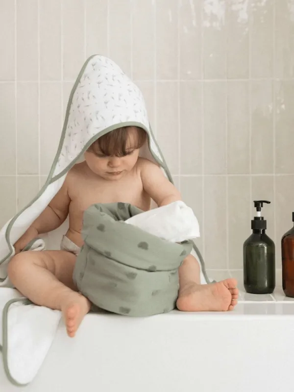 Προϊόν Διακοσμητικό Καλάθι Αποθήκευσης Μέντα - HONEY & HOP - Trois Kilos Sept Εικόνα