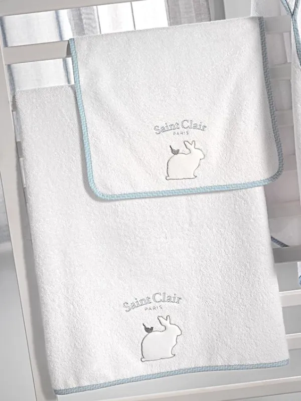 Προϊόν Σετ 2τμχ. Βρεφικές Πετσέτες Lapin Blue Εικόνα