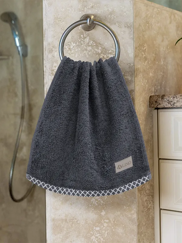 Προϊόν LINO Πετσέτα Χεριών (30x50) Marley Ανθρακί Εικόνα