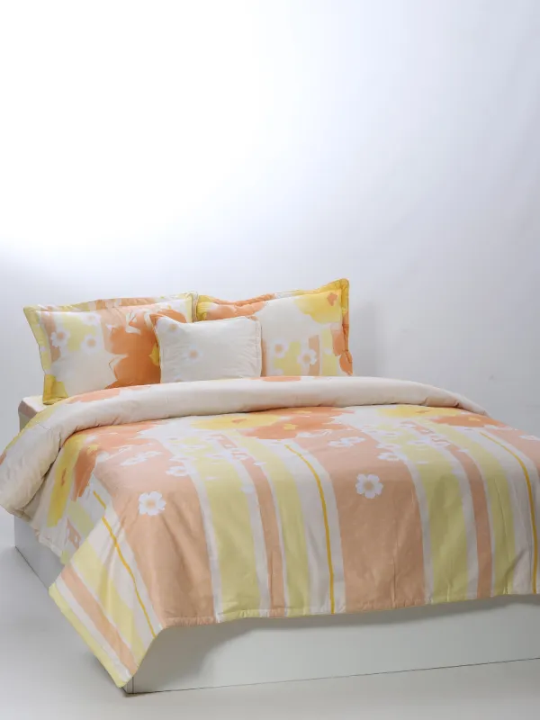 Προϊόν παπλωματοθήκη 215cm x 240cm κατωσέντονο με λάστιχο 160cm x 210cm+19cm 2x50cm x 70cm 40cm x 40cm joy-20a Εικόνα