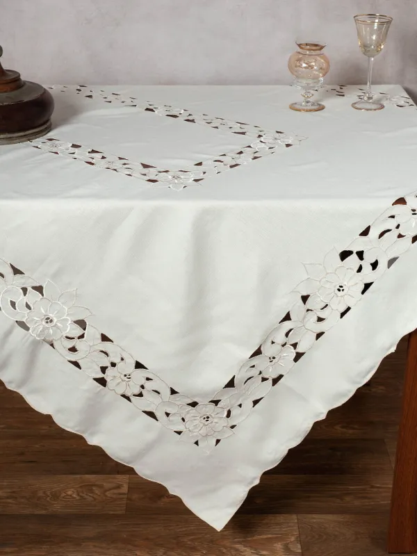 Προϊόν Τραπεζομάντηλο μηχανής κοφτό (150cm x 250cm) 110 μπέζ Εικόνα