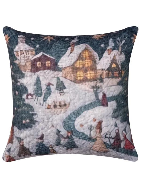 Προϊόν ΣΤΑΜΠΩΤΗ ΧΡΙΣΤΟΥΓΕΝΝΙΑΤΙΚΗ ΜΑΞΙΛΑΡΟΘΗΚΗ (45cm x 45cm) ks2026-29 Εικόνα