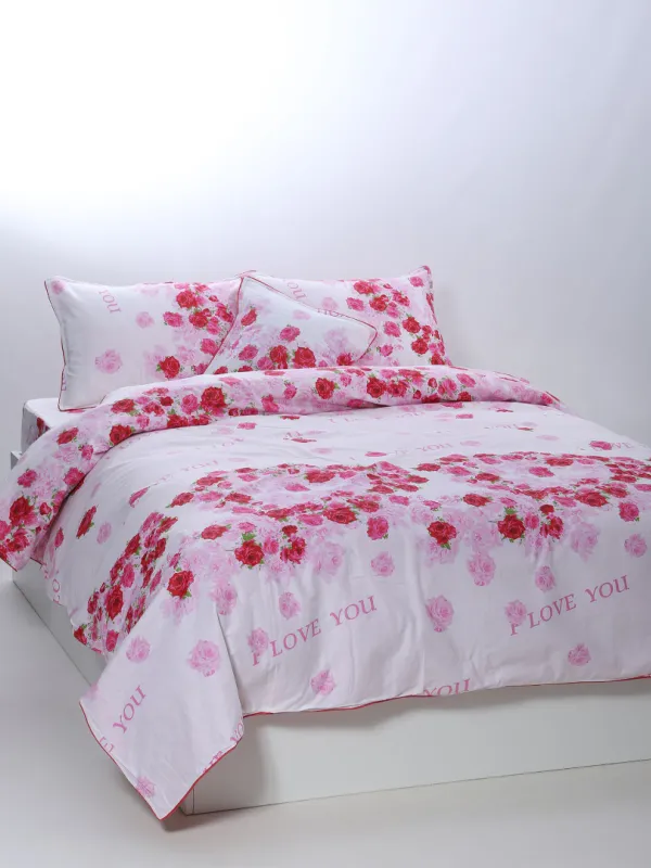 Προϊόν παπλωματοθήκη 215cm x 240cm κατωσέντονο με λάστιχο 160cm x 210cm+19cm 2x50cm x 70cm 40cm x 40cm joy-19a Εικόνα