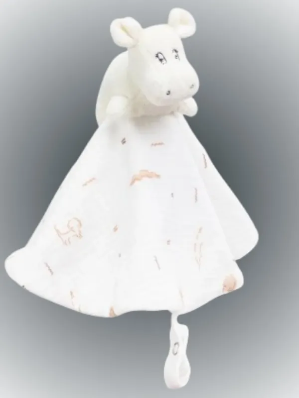 Προϊόν Πανάκι Παρηγορίας Μουσελίνα Ιπποπόταμος Tam Tam Trois Kilos Sept Εικόνα