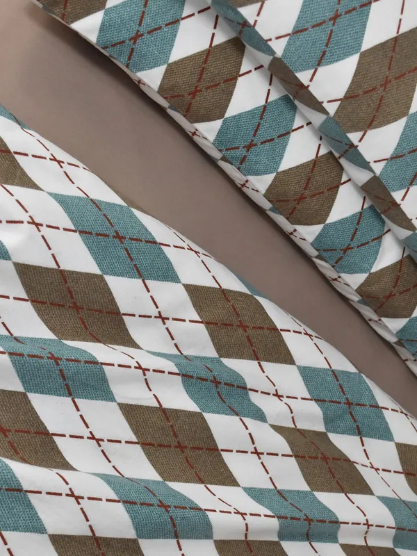 Προϊόν ΝΕΧΤ 3204  ΣΕΤ ΣΕΝΤΟΝΙΑ ΦΑΝΕΛΑ 100%CΟΤ. 170Χ240  ΑQUΑ 3ΤΕΜ Εικόνα