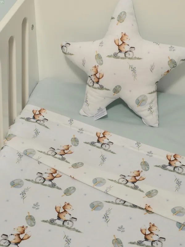 Προϊόν Σετ 2 Σεντόνια Λίκνου 80x110cm 100% Βαμβάκι Des. 423 Oliver Baby Εικόνα