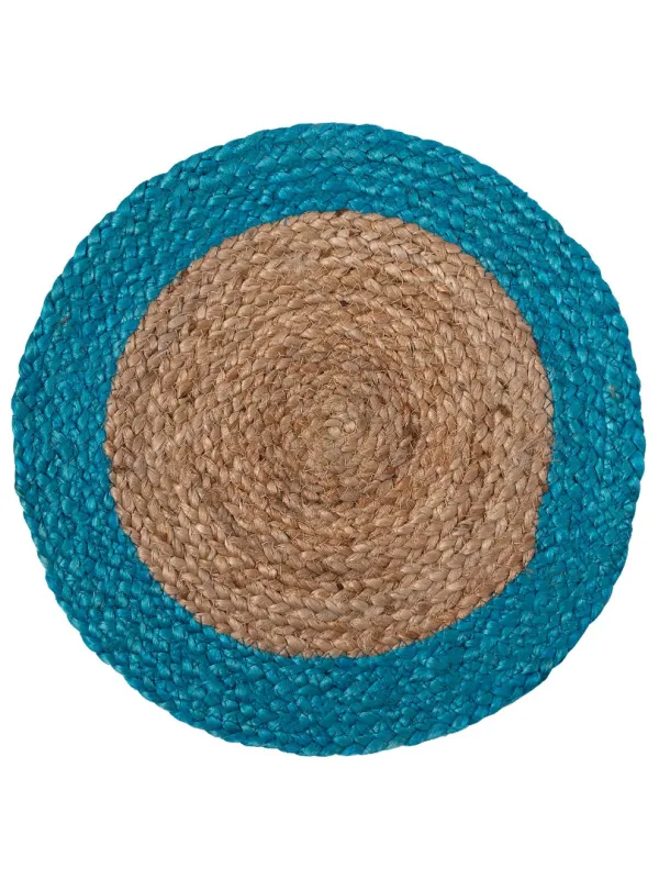 Προϊόν Σουπλά γιούτα (38cm) natural/turquise Εικόνα