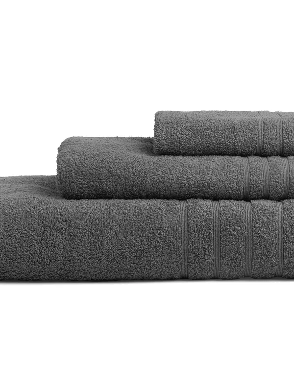 Προϊόν Πετσέτες Μπάνιου Σετ 3 τμχ ADAM HOME (500gsm) Dark Grey 70 Εικόνα