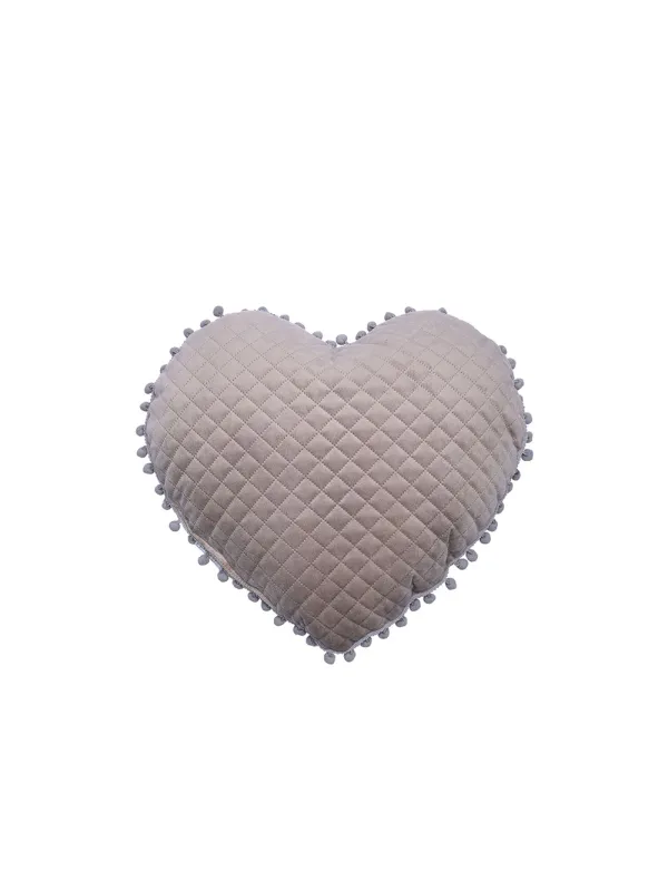 Προϊόν Διακοσμητικό Μαξιλαράκι Καρδιά 40x38 ELWIN BEIGE Εικόνα