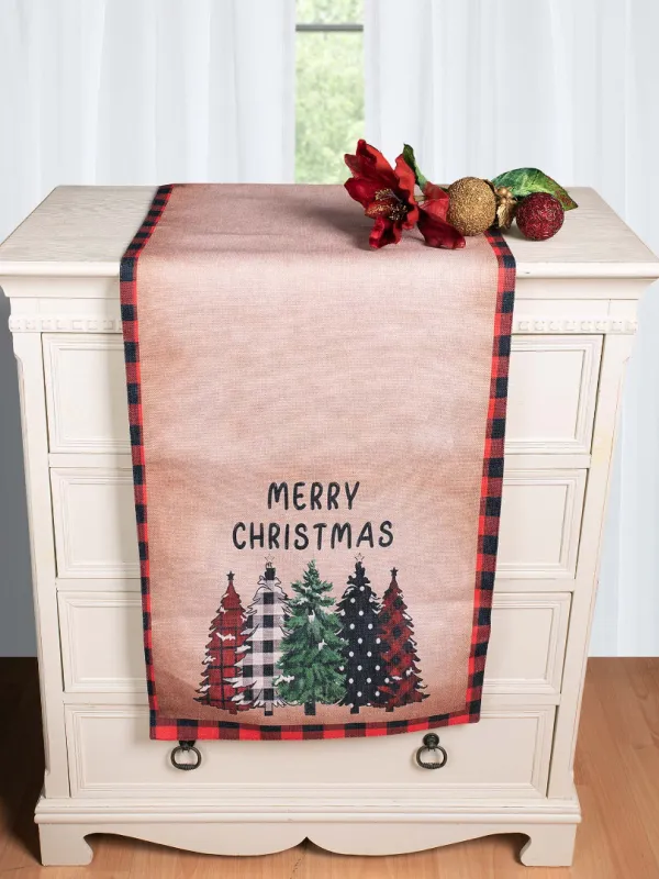 Προϊόν Χριστουγεννιάτικη Τραβέρσα με στάμπα (45cm x 170cm) ks2025-13 Εικόνα
