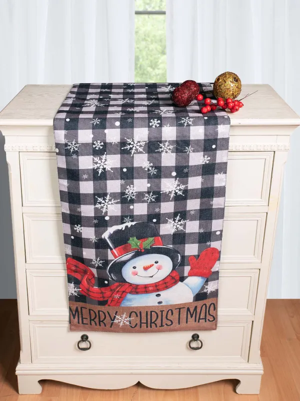 Προϊόν Χριστουγεννιάτικη Τραβέρσα με στάμπα (45cm x 170cm) ks2025-3 Εικόνα