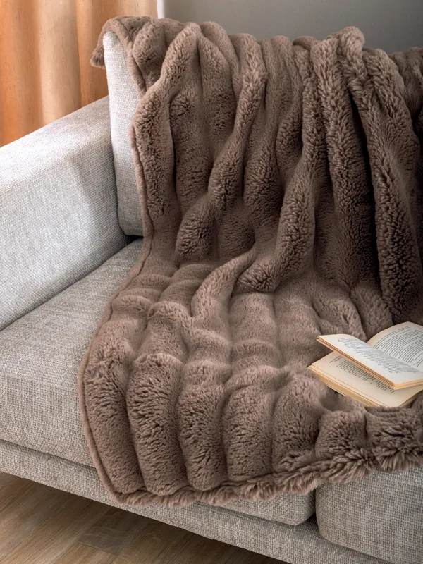 Προϊόν Γούνα Ημίδιπλη 160x220 Heather BROWN Εικόνα