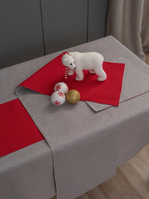 Προϊόν Τραπεζοκαρέ Christmas Collection 85x85 CD01 GREY Εικόνα