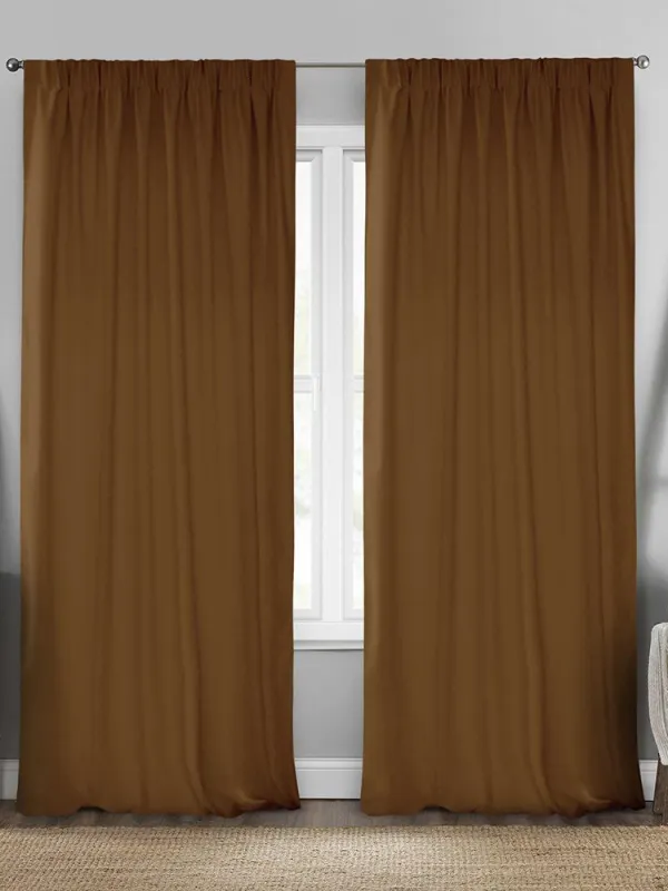 Προϊόν LINO ΚΟΥΡΤΙΝΑ RENAS ΜΕ ΤΡΕΣΑ 216 TABAC 140X280 Εικόνα