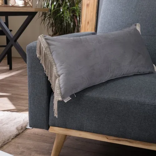 Προϊόν Μαξιλαροθήκη Velvet 11 Με Κρόσι (30x60cm) - 30x60cm Εικόνα