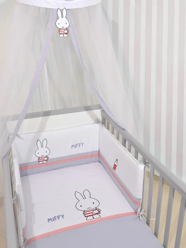 Προϊόν Miffy Des 65 Σετ Προίκας 3 τεμ Μουσελίνα Γκρι Εικόνα