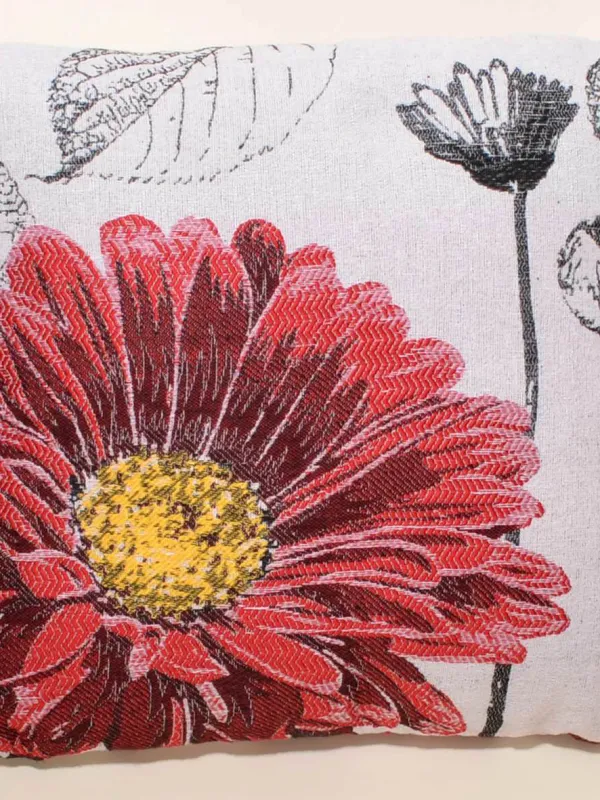 Προϊόν ΜΑΞΙΛΑΡΟΘΗΚΗ (45cm x 45cm) FLOWER RED Εικόνα