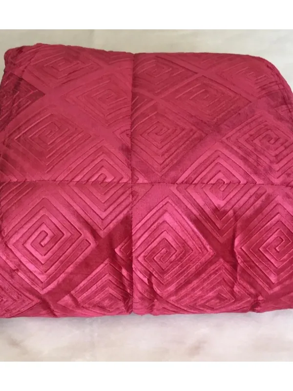 Προϊόν ΚΟΥΒΕΡΤΟΠΑΠΛΩΜΑ ΗΜΙΔΙΠΛΟ 180X240 ADAM HOME (510) RED Εικόνα