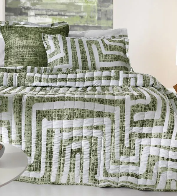 Προϊόν Ζεύγος Μαξιλαροθήκες Enigma Lime Oxford  Εικόνα