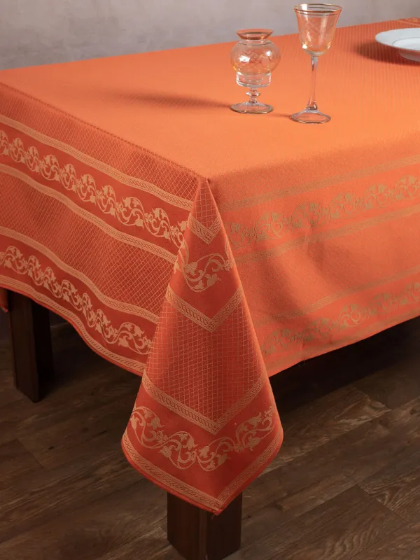 Προϊόν Ζακάρ τραπεζομάντηλο 1385 (154cm x 213cm) πορτοκαλί Εικόνα