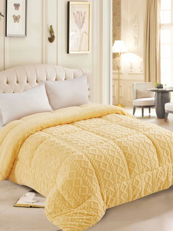 Προϊόν Κουβερτοπάπλωμα knitted (220cm x 240cm) κροκί Εικόνα